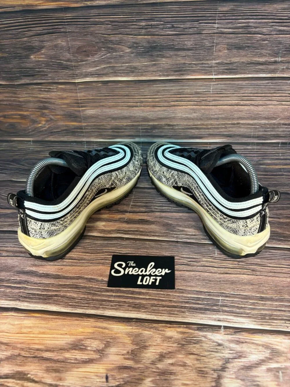 Nike Air Max 97 Cocoa Snake Women's Athletic Lace Up Shoes Size 8